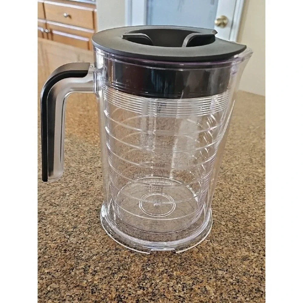 Ninja Over Ice Carafe 50 oz Double Wall Insulated Tritan Plastic Pitcher Clear